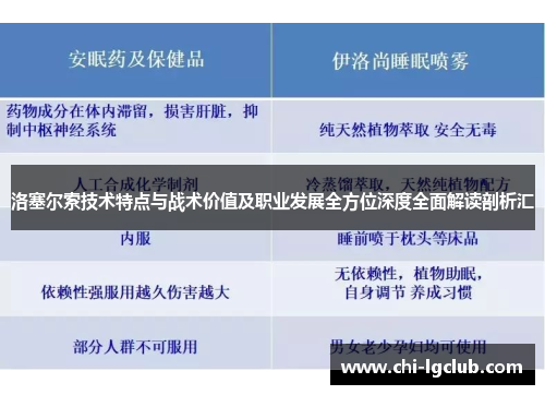 洛塞尔索技术特点与战术价值及职业发展全方位深度全面解读剖析汇